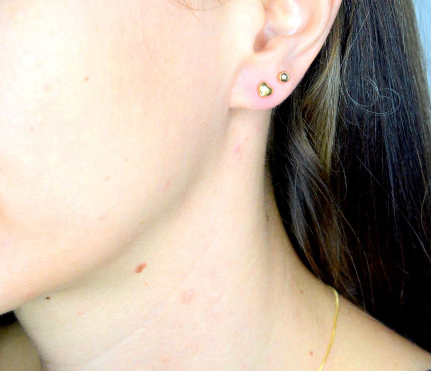 Kolczyki damskie srebrne pozłacane serduszka Armonica Nomination 241307 006.png